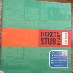 Ticket stub diary